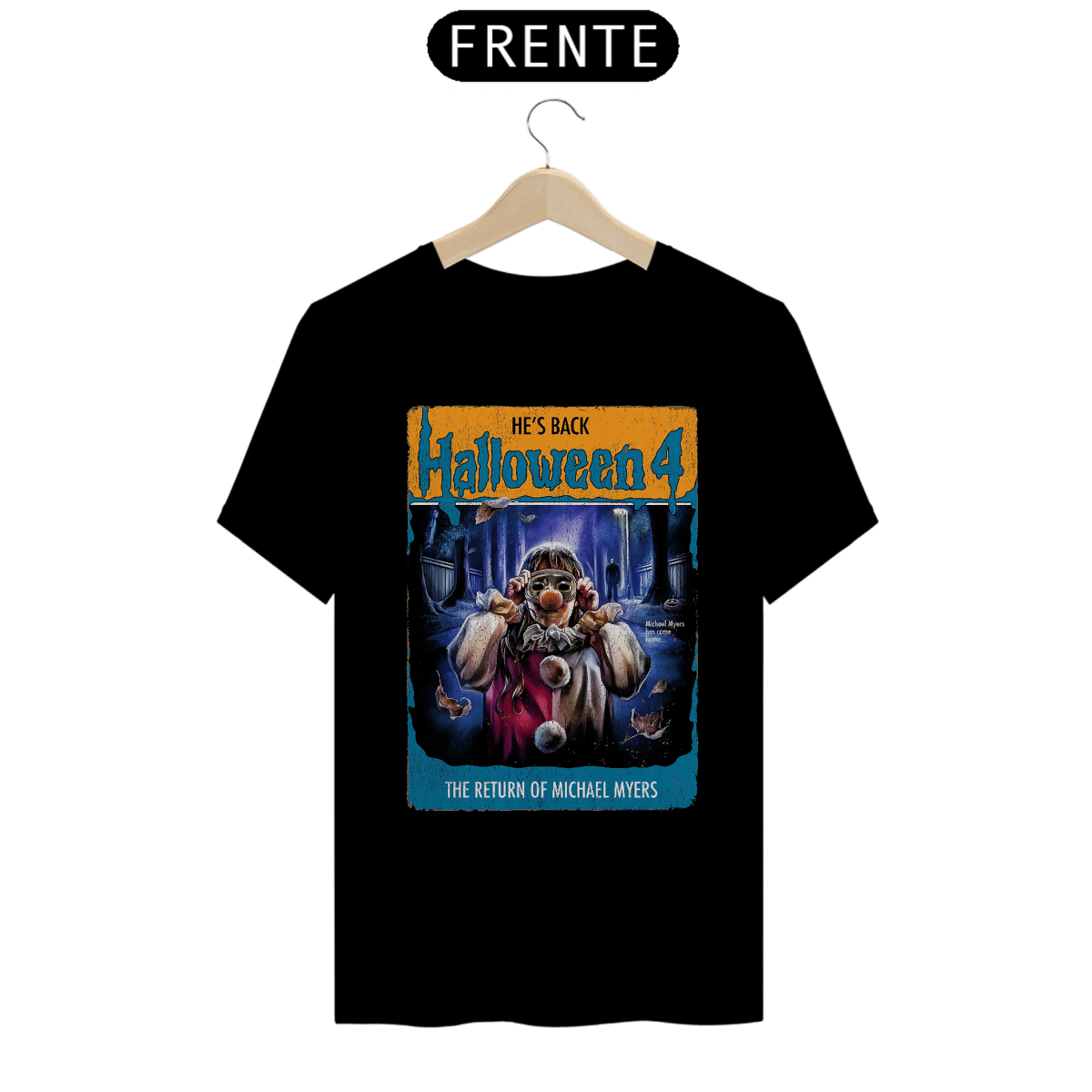 Nome do produto: Camiseta Halloween (Poster - Movie 4) Estampa Terror