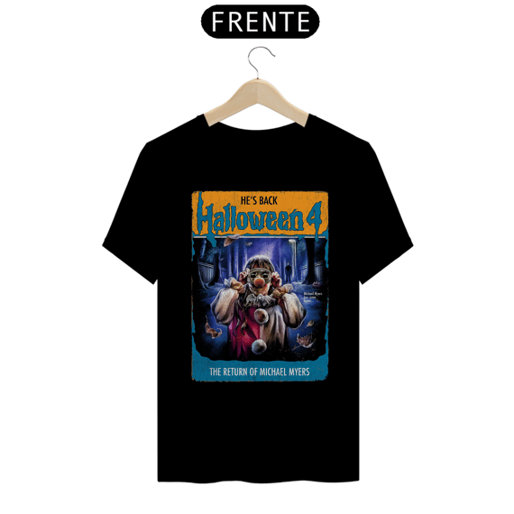 Camiseta Halloween (Poster - Movie 4) Estampa Terror