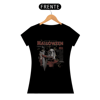 Camiseta Feminina Halloween (Movie 5) Estampa Terror