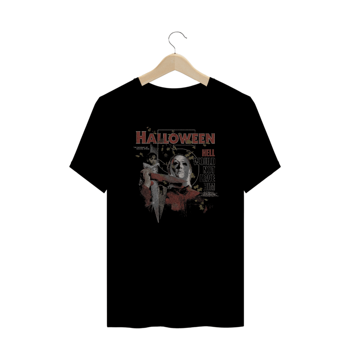 Nome do produto: Camiseta Plus Size Halloween (Movie 5) Estampa Terror