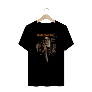 Nome do produto Camiseta Plus Size Halloween (A Vingança de Michael Myers - Movie 5) Estampa Terror