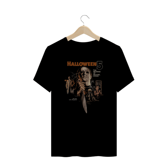 Camiseta Plus Size Halloween (A Vingança de Michael Myers - Movie 5) Estampa Terror