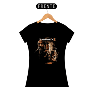 Camiseta Feminina Halloween (Poster Blood - Movie 5) Estampa Terror