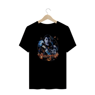 Nome do produto Camiseta Plus Size Halloween (A Maldição de Michael Myers - Movie 6) Estampa Terror