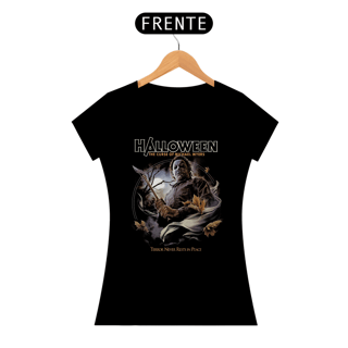 Camiseta Feminina Halloween (O Terror nunca Descansa em Paz - Movie 6) Estampa Terror