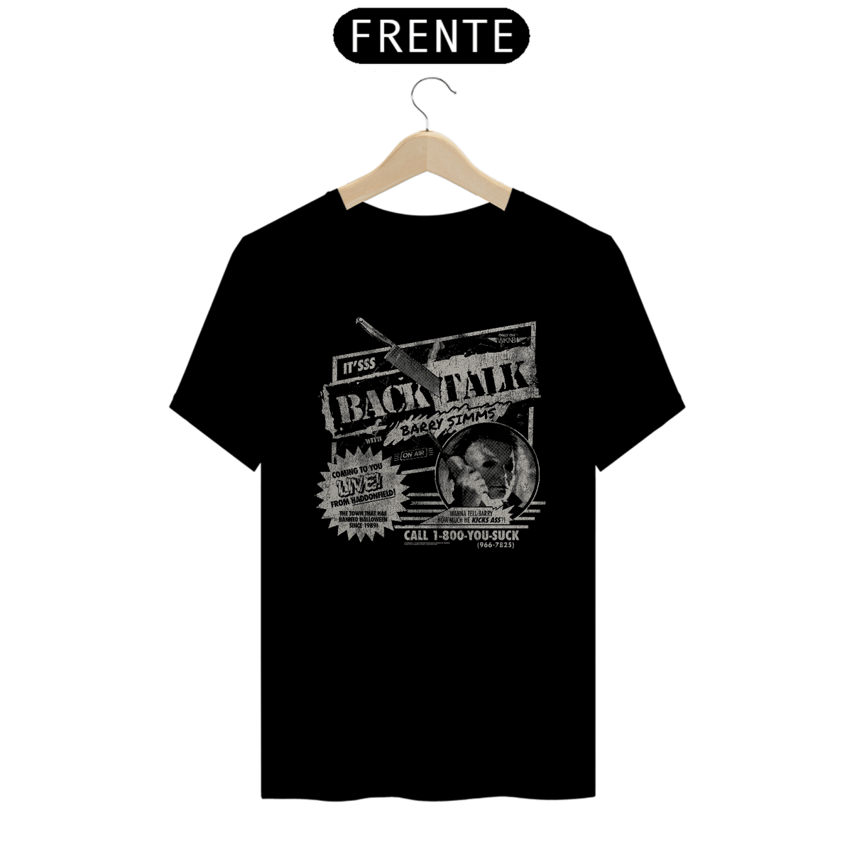 Nome do produto: Camiseta Halloween (Back Talk - Movie 6) Estampa Terror