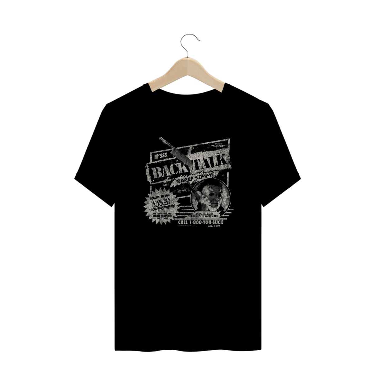Nome do produto: Camiseta Plus Size Halloween (Back Talk - Movie 6) Estampa Terror
