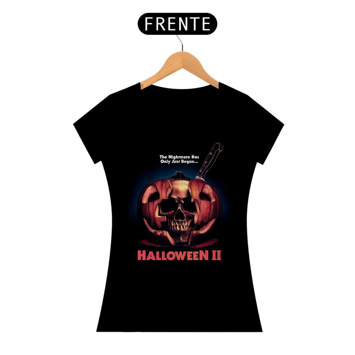 Nome do produto: Camiseta Feminina Halloween (1978 - Skull - Movie 2) Estampa Terror