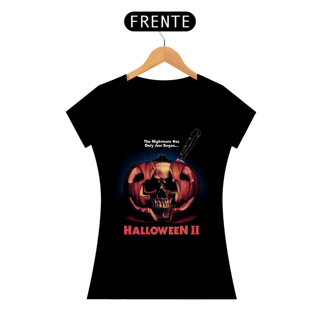 Camiseta Feminina Halloween (1978 - Skull - Movie 2) Estampa Terror