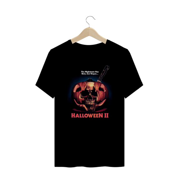 Camiseta Plus Size Halloween (1978 - Skull - Movie 2) Estampa Terror