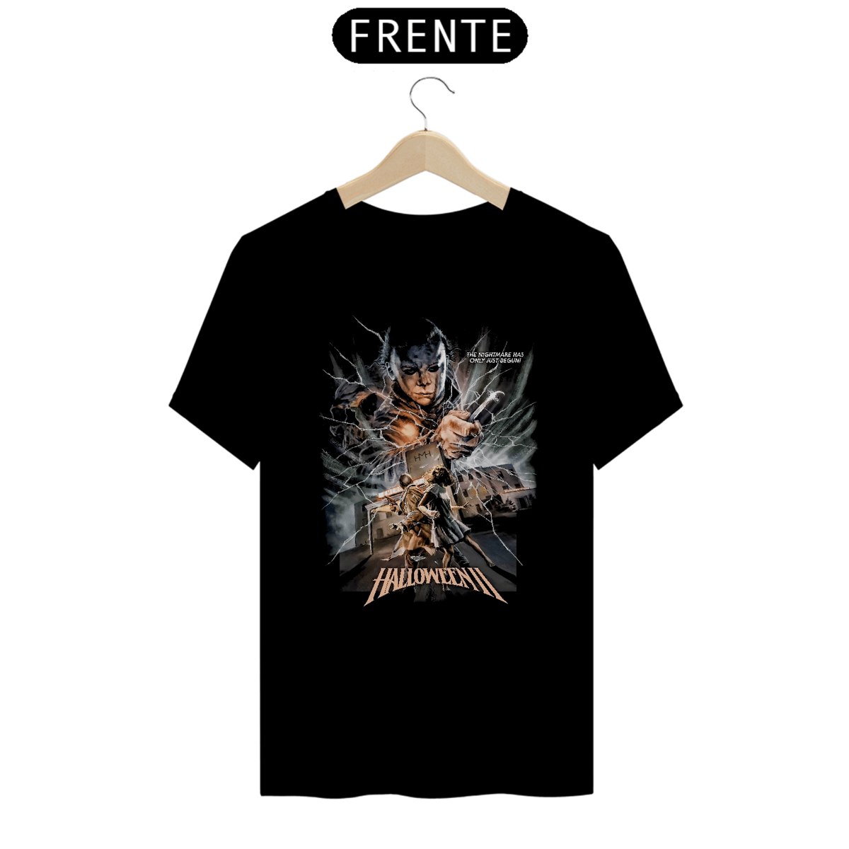 Nome do produto: Camiseta Halloween (1978 - O Pesadelo Apenas Começou - Movie 2) Estampa Terror
