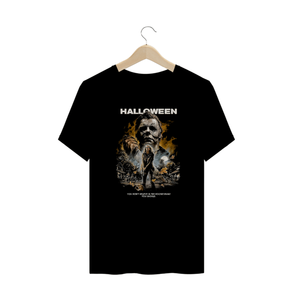 Camiseta Plus Size Halloween (Movie 2018) Estampa Terror