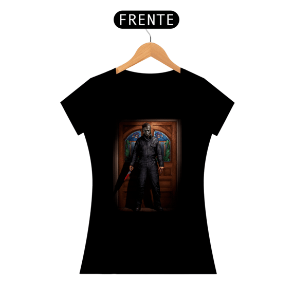 Camiseta Feminina Halloween (Michael Myers - Movie Ends) Estampa Terror