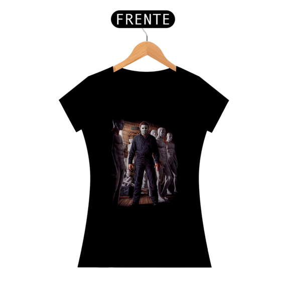 Camiseta Feminina Halloween (Michael Myers - 2018) Estampa Terror