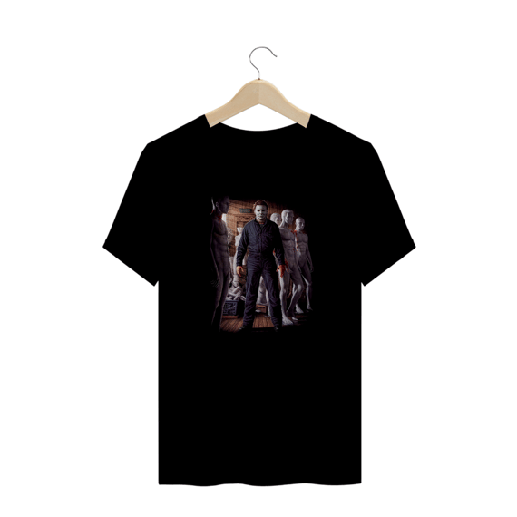 Camiseta Plus Size Halloween (Michael Myers - 2018) Estampa Terror