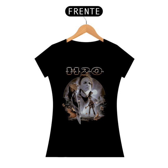 Camiseta Feminina Halloween (Poster - Movie H20) Estampa Terror