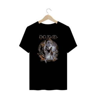 Nome do produto Camiseta Plus Size Halloween (Poster - Movie H20) Estampa Terror