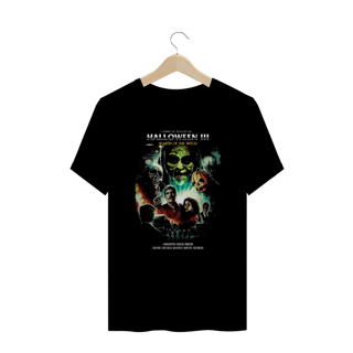 Camiseta Plus Size Halloween (Temporada da Bruxa - Movie 3) Estampa Terror
