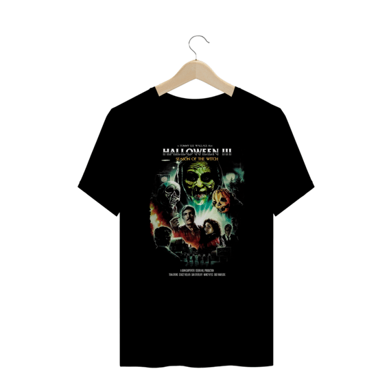 Camiseta Plus Size Halloween (Temporada da Bruxa - Movie 3) Estampa Terror
