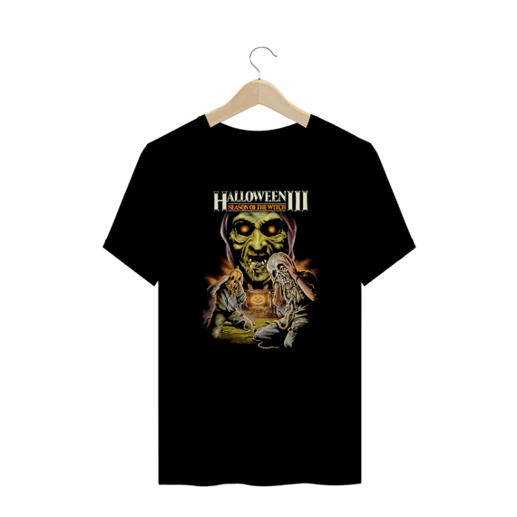 Camiseta Plus Size Halloween (Poster 2 - Temporada da Bruxa - Movie 3) Estampa Terror