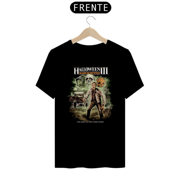 Camiseta Halloween (Temporada da Bruxa - A Noite em que Ninguém Volta para Casa - Movie 3) Estampa Terror