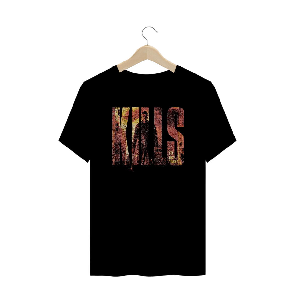 Nome do produto: Camiseta Plus Size Halloween (Kills Name) Estampa Terror