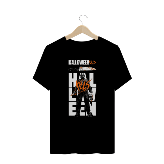 Camiseta Plus Size Halloween (Kills Faca) Estampa Terror
