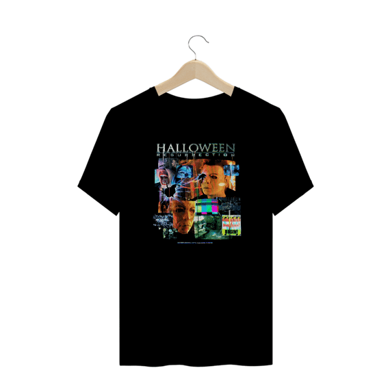 Camiseta Plus Size Halloween (Resurrection - Haker) Estampa Terror