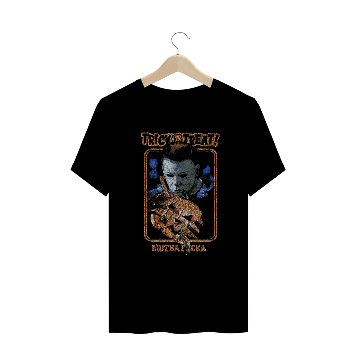 Nome do produto: Camiseta Plus Size Halloween (Resurrection) Estampa Terror