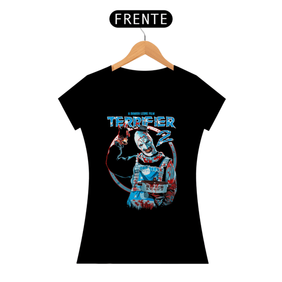 Camiseta Feminina Terrifier (Cozinheiro Maluco - Movie 2) Estampa Terror