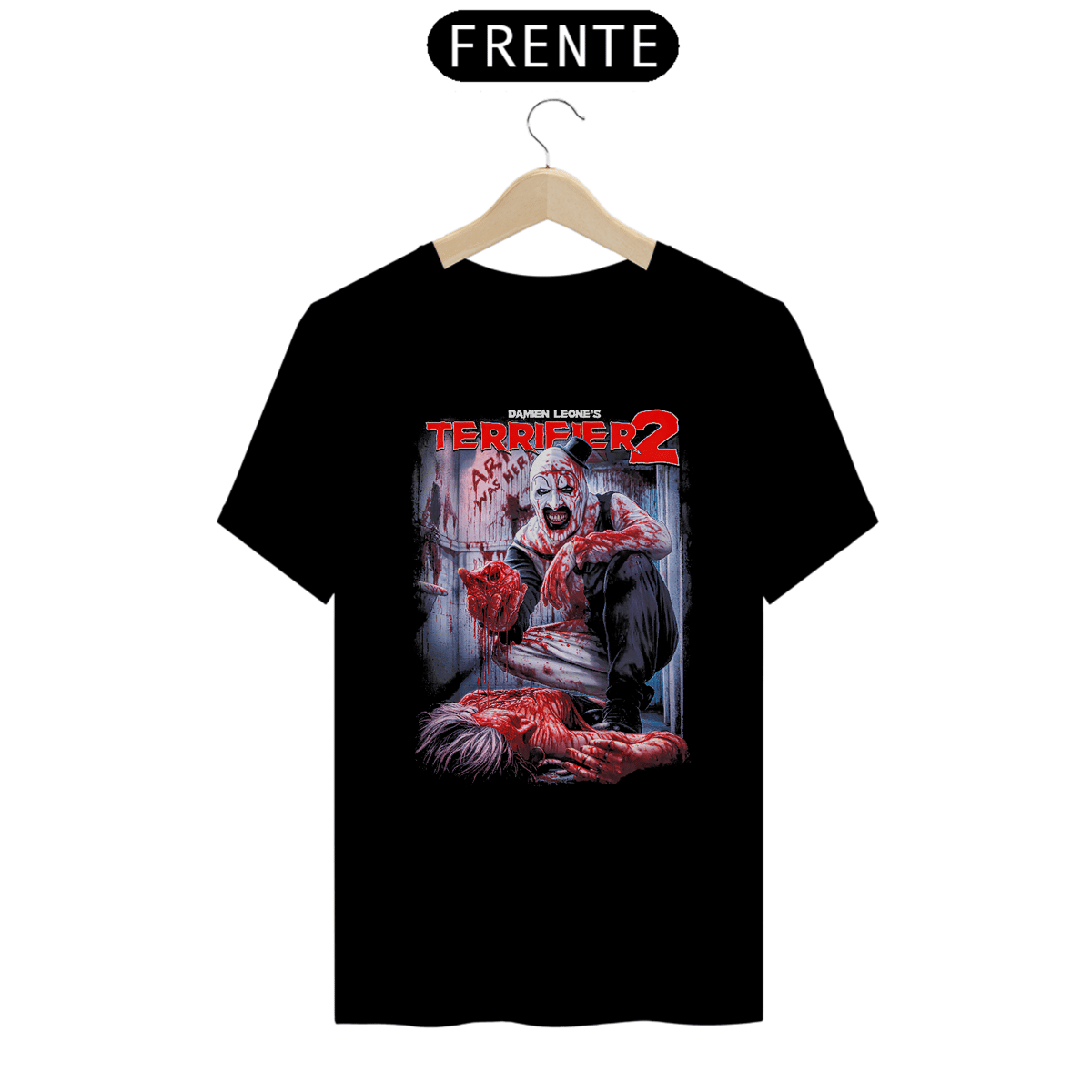 Nome do produto: Camiseta Terrifier (Art Esteve Aqui - Movie 2) Estampa Terror
