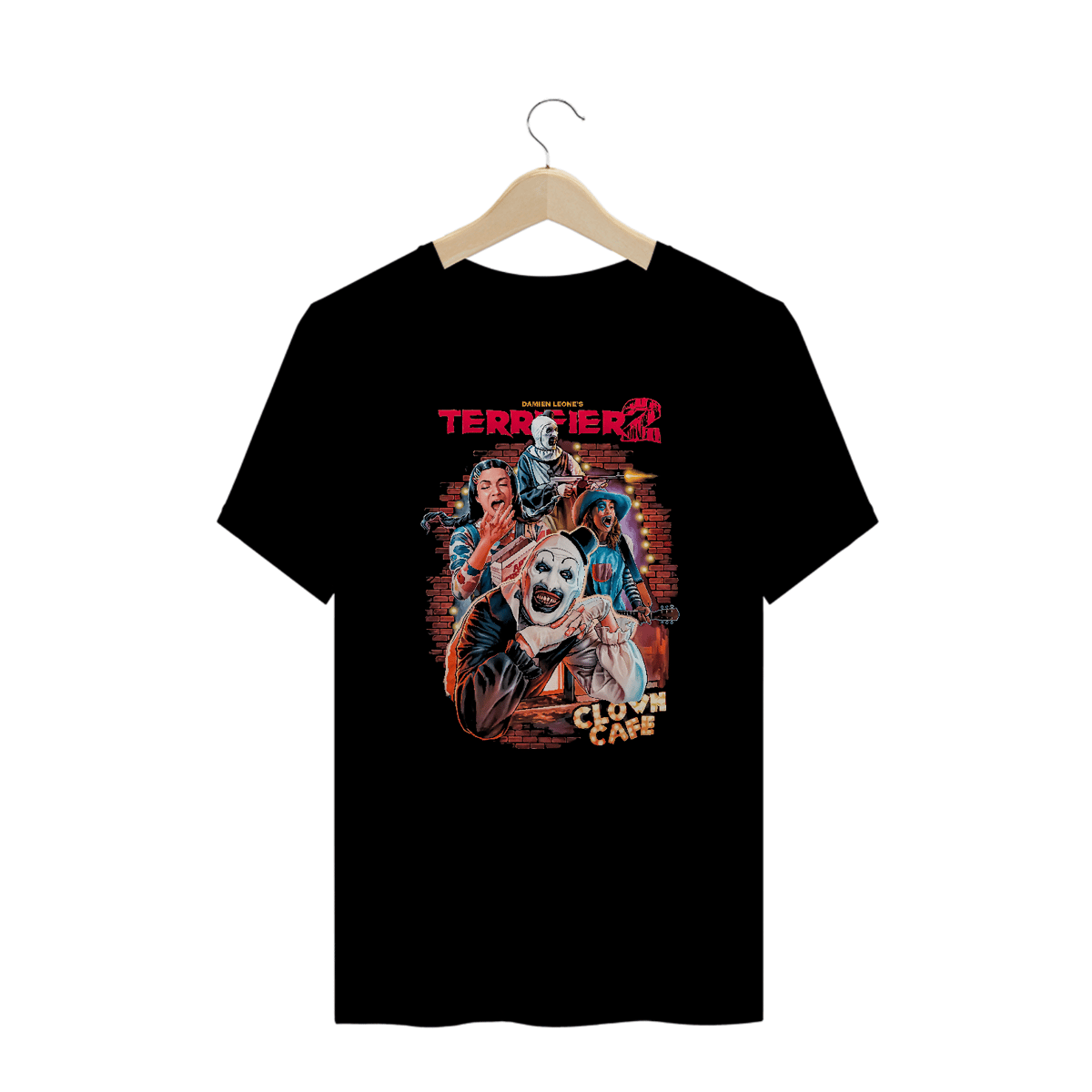 Nome do produto: Camiseta Plus SizeTerrifier (Clown Cafe - Movie 2) Estampa Terror