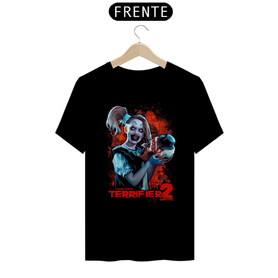 Camiseta Terrifier (Clown Girl - Movie 2) Estampa Terror