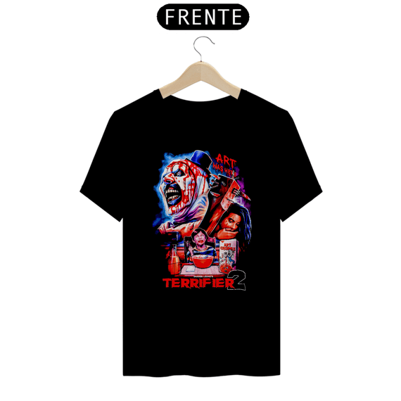 Camiseta Terrifier (Art quer Brincar - Movie 2) Estampa Terror