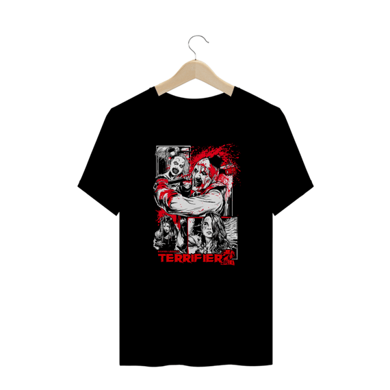 Camiseta Plus Size Terrifier (Poster HQ - Movie 2) Estampa Terror