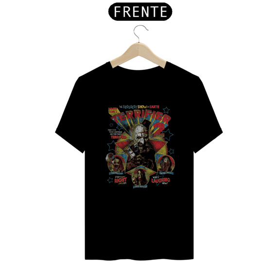 Camiseta Terrifier (Poster Show - Movie 2) Estampa Terror