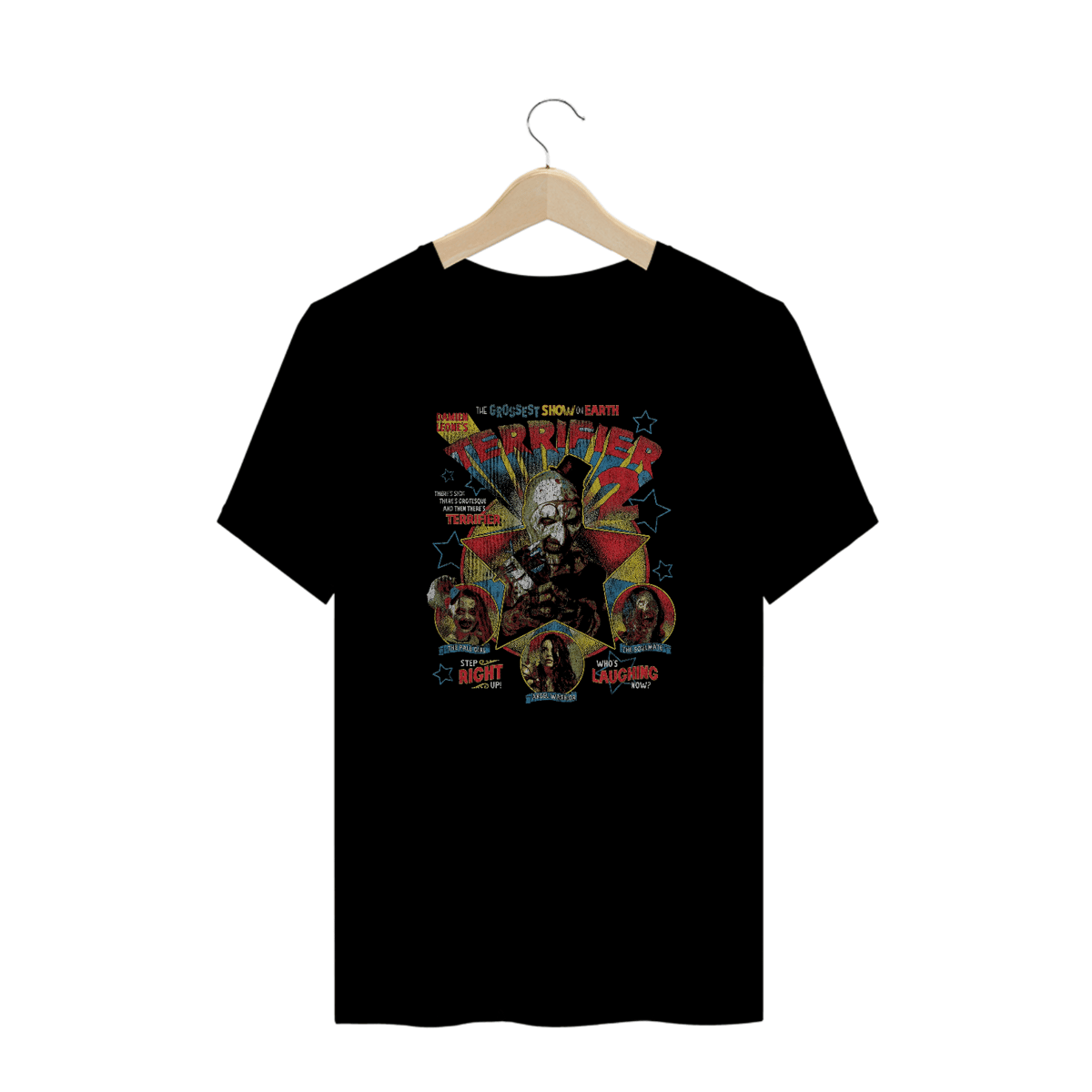 Nome do produto: Camiseta Plus Size Terrifier (Poster Show - Movie 2) Estampa Terror