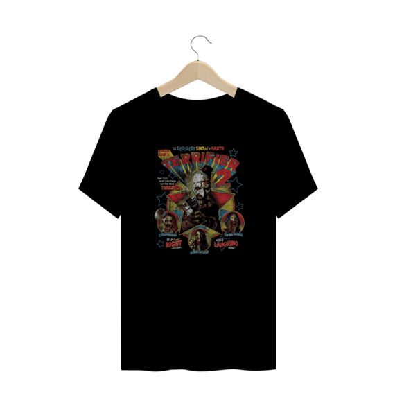 Camiseta Plus Size Terrifier (Poster Show - Movie 2) Estampa Terror
