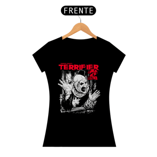 Camiseta Feminina Terrifier (Hello Art - Movie 2) Estampa Terror