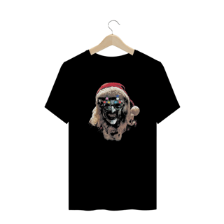Camiseta Plus Size Terrifier (Art Papai Noel - Movie 2) Estampa Terror