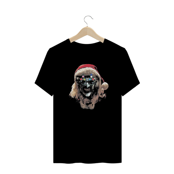 Camiseta Plus Size Terrifier (Art Papai Noel - Movie 2) Estampa Terror
