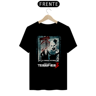 Camiseta Terrifier (Poster Art Glass - Movie 3) Estampa Terror