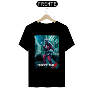 Camiseta Terrifier  (Art Papai Noiel Metro - Movie 3) Estampa Terror
