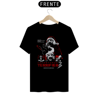 Nome do produto Camiseta Terrifier  (Art Papai Noiel 3 color - Movie 3) Estampa Terror