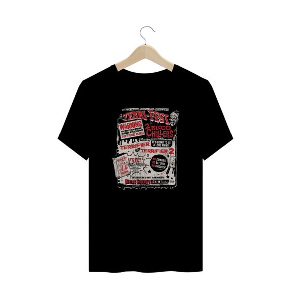 Camiseta Plus Size Terrifier  (Terri - Fest) Estampa Terror