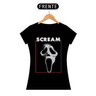 Camiseta Feminina Scream ( Pânico  - Ghost Face) Estampa Terror