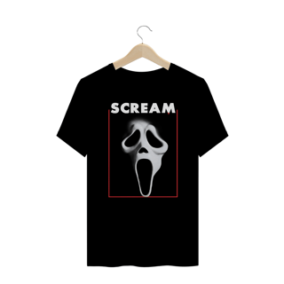 Camiseta Plus Size Scream ( Pânico  - Ghost Face) Estampa Terror