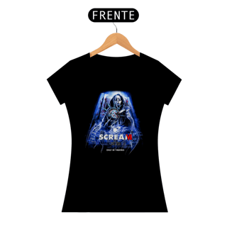 Camiseta Feminina Scream ( Pânico  - Ghost Face - New York) Estampa Terror