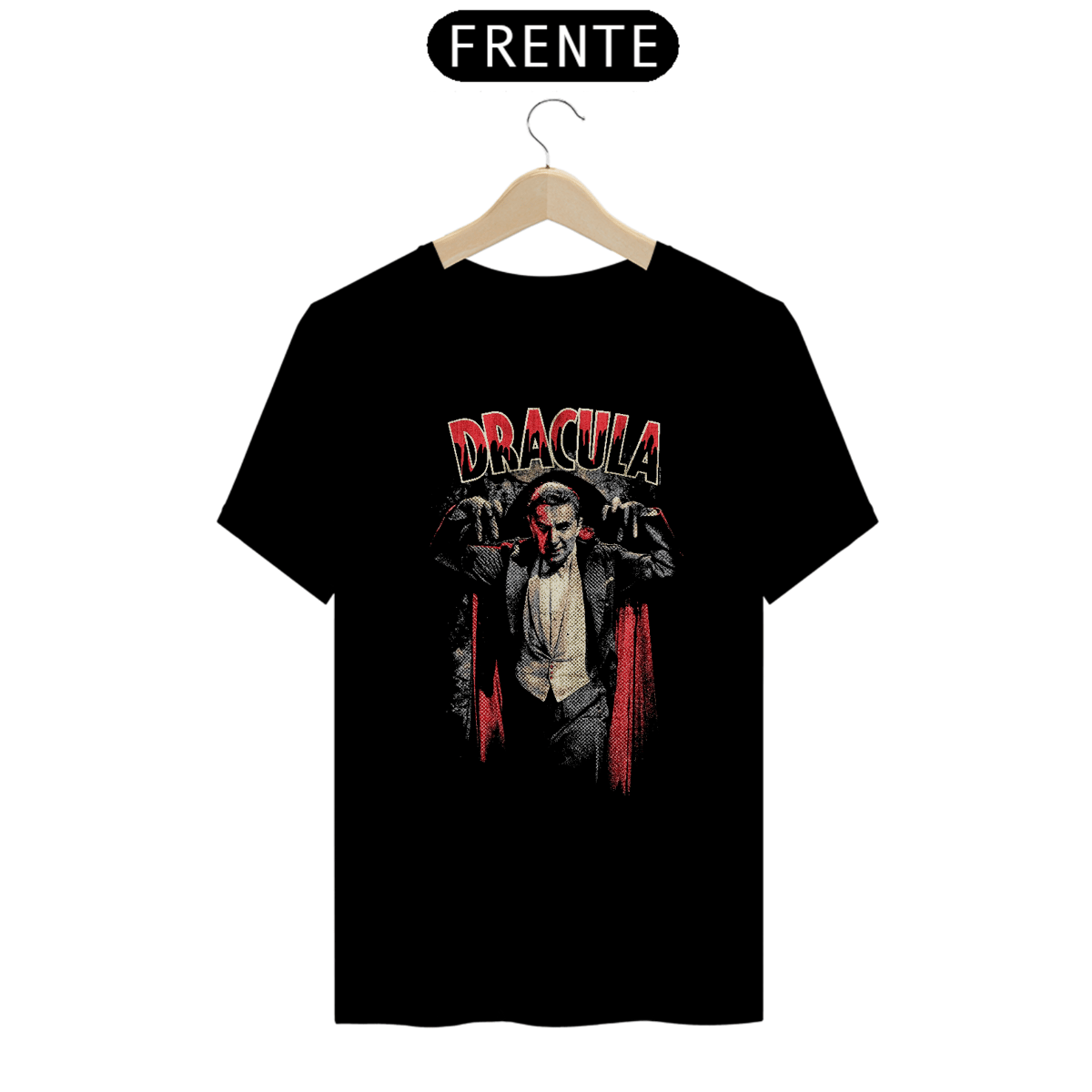 Nome do produto: Camiseta Dracula ( Bela Lugosi as Dracula - 02) Estampa Terror