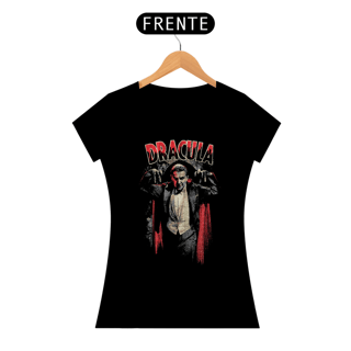 Camiseta Feminina Dracula ( Bela Lugosi as Dracula - 02) Estampa Terror